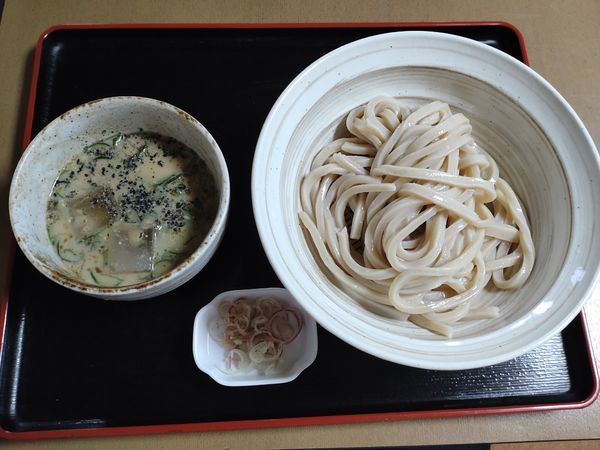 「豆乳冷汁うどん」@田舎うどん てつの写真
