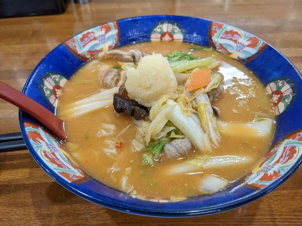 「肉味噌らーめん+ニンニク」@北海ラーメン蝦夷の写真