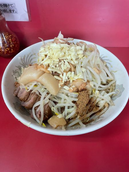 「汁なし　豚増し」@ラーメン二郎 環七一之江店の写真