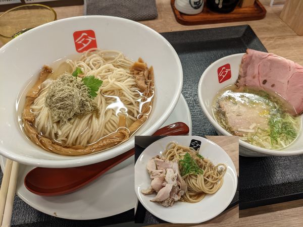 「豚つけそば+和え玉（煮干し）」@KITCHEN TAKANOの写真