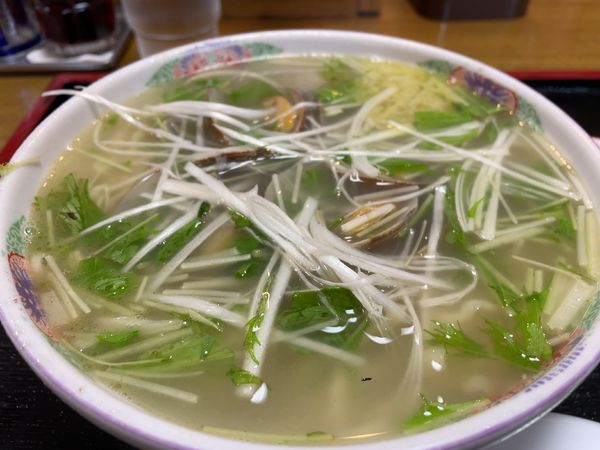 「極しお&あさり」@さのらーめん 唐沢亭の写真