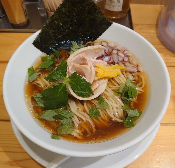 「芳醇冷やし煮干しそば(1200円)」@銀座 篝 アトレ浦和店の写真