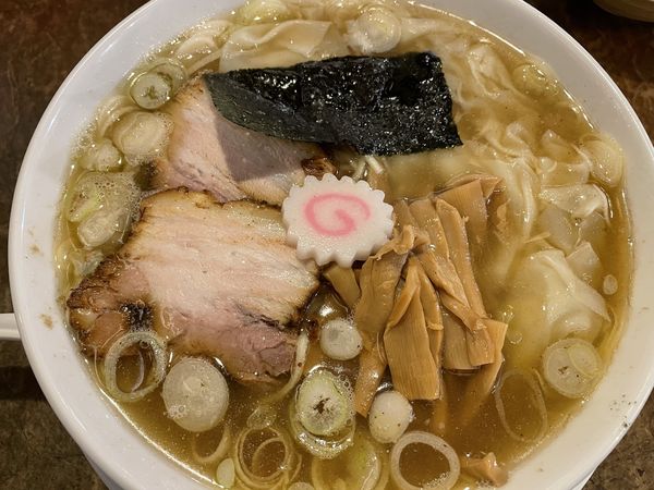 「塩ワンタン麺1040円」@中華そば やまさだの写真