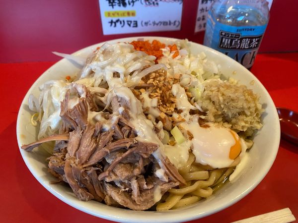 「豚そば800円＋冷やし100円」@ひたちなか大盛軒の写真