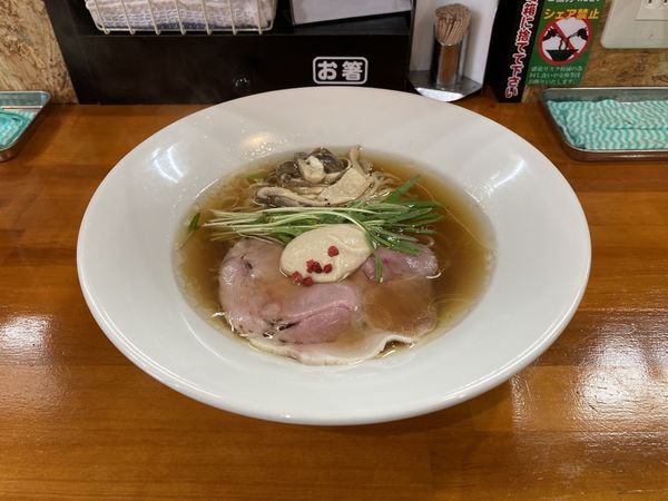 「ポルチーニ香る我飯醤油らーめん」@麺道 わがまんまの写真