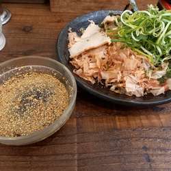 のりかつおつけ麺