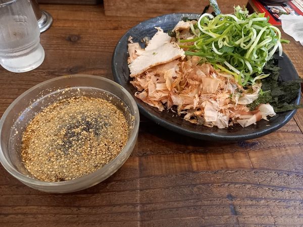 「のりかつおつけ麺」@つけ麺本舗 辛部 広島駅前店の写真