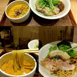 夏期限定『焼きあご冷やし担々つけ麺 中盛(¥900)』