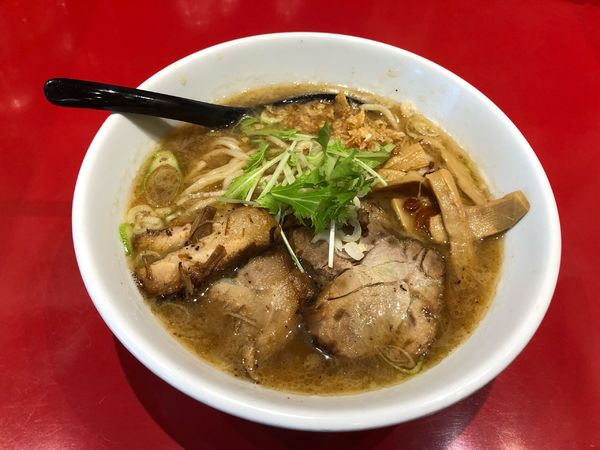 「醤油らぁ麺 (太麺)」@まぜそば 七の写真