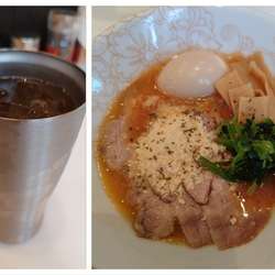 限定 トマチーそば+特製トッピング+ ハイボール