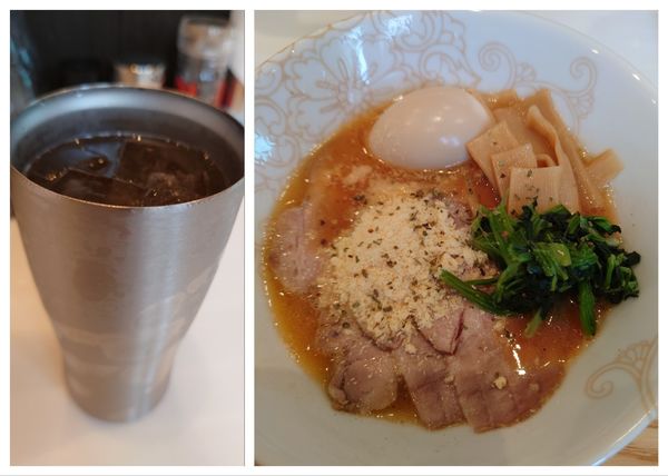 「限定 トマチーそば+特製トッピング+ ハイボール」@麺や 彩～iro～の写真