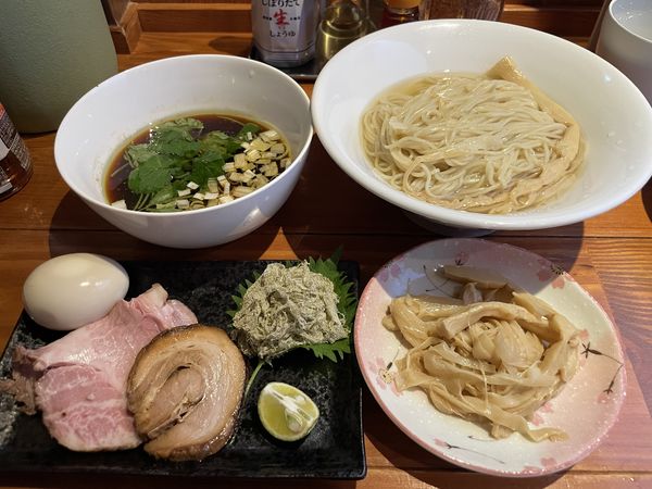 「【限定】特製煮干水の淡麗つけ麺」@麺屋 真心の写真
