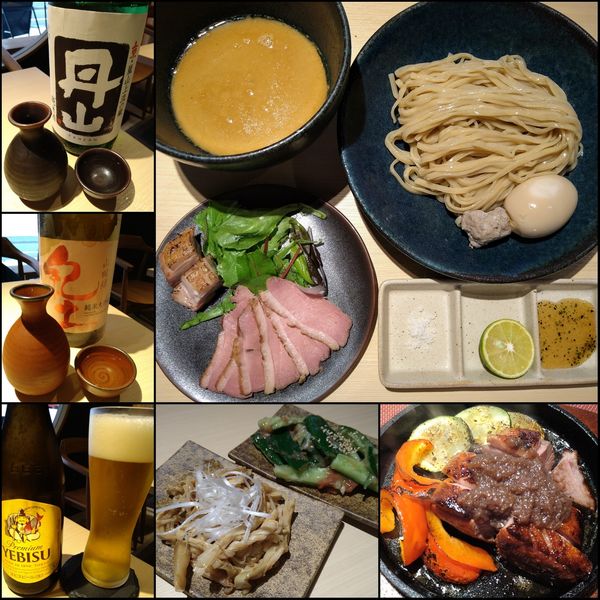 「紀州鴨白湯つけめん￥1250＋特製￥350＝￥1600」@鴨中華そば 楓の写真