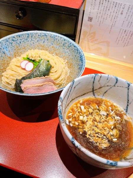 「紀州鴨と煮干しの冷やしつけ麺」@鴨中華そば 楓の写真