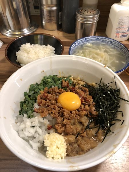 「田田風台湾まぜそば」@八王子田田の写真