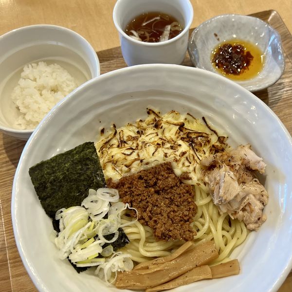「油そば（食べるラー油）＋チーズ」@油そば・まぜそば 油武の写真