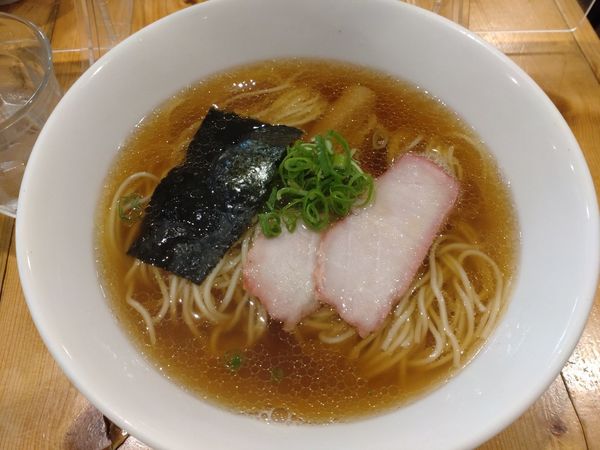 「支那そば　白黒MIX」@支那そば 大和 稲荷町本店の写真