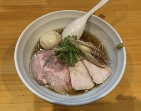 「冷やし白醤油SOBA」@麺響万蕾の写真