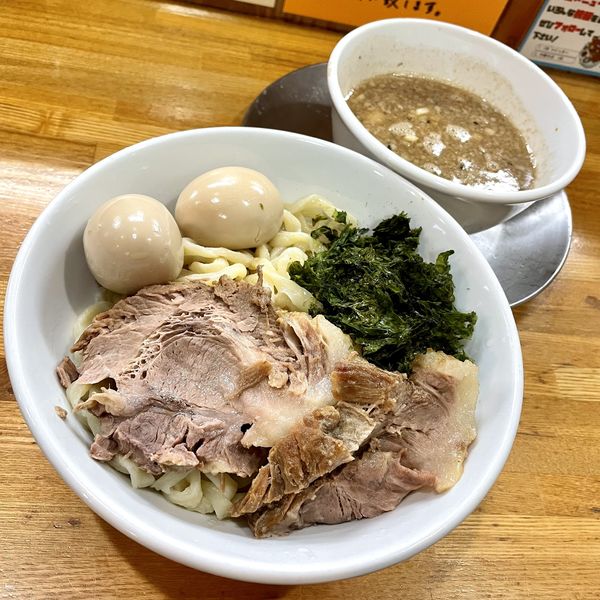 「【69の日限定】特製 烏賊したつけそば 大」@中華そば136の写真