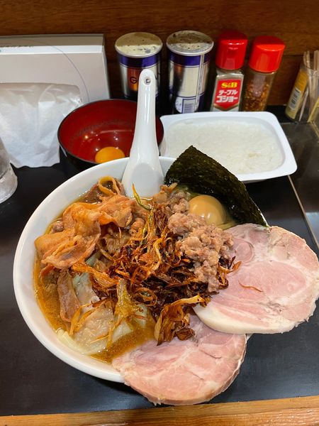 「賄い悪魔＋つけ玉」@一条流がんこ総本家分家四谷荒木町の写真