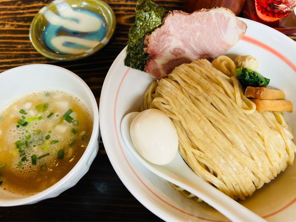 「つけ麺しお 350g 味玉」@らーめん 二代目吉田商店の写真