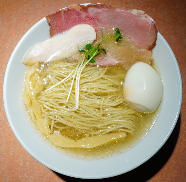 「味玉鶏そば 塩」@麺屋 美浪の写真