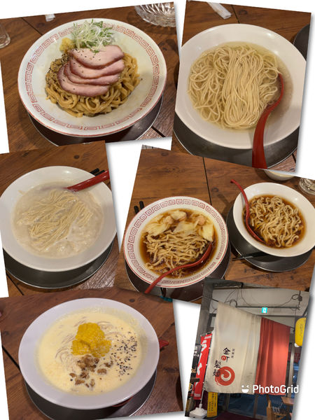 「鯛清湯、鯛白湯、雉そば、鴨そば、嶽きみの冷やし 他」@立ち呑み居酒屋 金町製麺の写真