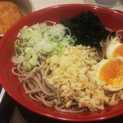 冷し味玉セットミニカレー付き（550円）+コロッケ