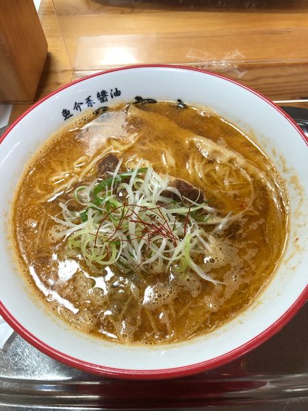 「煮干し味噌　980円」@魚介系醤油拉麺専科 海空土の写真