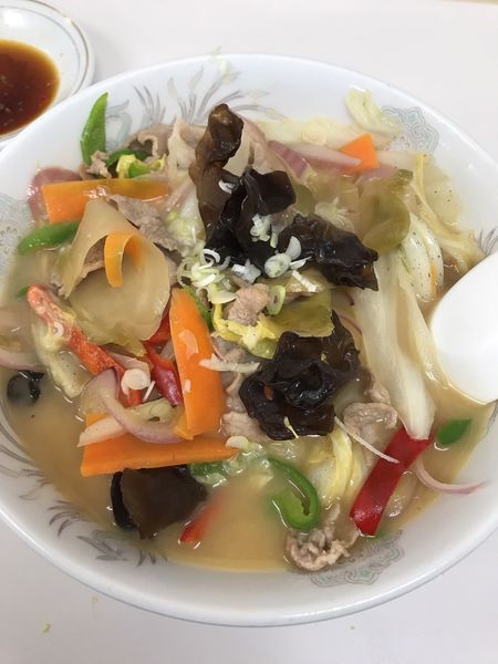 「ザァ菜豚肉麺」@中華料理 阡楽の写真