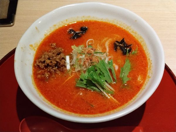 「海老担々麺 辛さ2」@えびそば えび助の写真