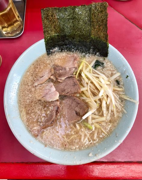 「ネギチャーシューメン中盛(840+100)」@ラーメンショップ 牛久結束店の写真
