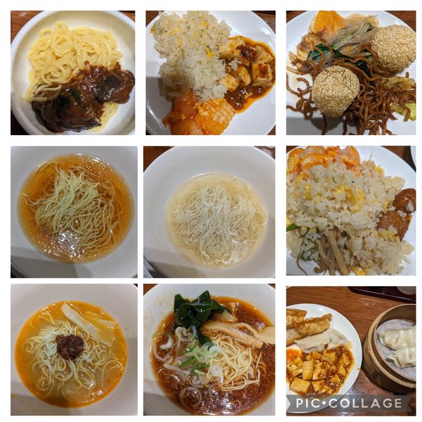 「醤油ラーメン、塩ラーメン、酸辣湯麺、坦々麺、冷やしサージャン」@香港蒸籠 そごう大宮店の写真