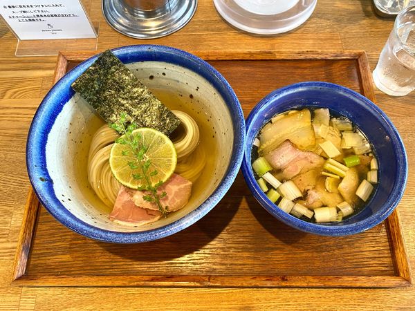 「昆布水つけめん塩並」@YOKOKURA STOREHOUSEの写真