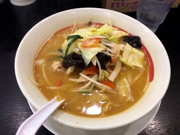 「味噌野菜ラーメン」@幸楽苑 道玄坂店の写真