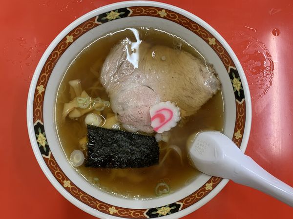 「手打ち中華そば　700円」@藤屋の写真