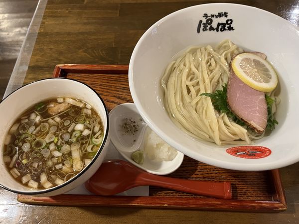 「秋刀魚節の昆布水つけ麺」@ラーメン厨房 ぽれぽれの写真