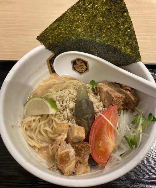 「【限定】胡麻真鯛冷やし中華　１１００円」@真鯛らーめん 麺魚 錦糸町PARCO店の写真