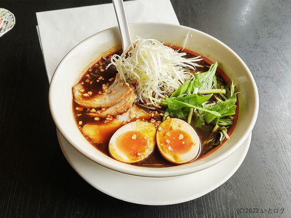 「カレーらーめん（ブラック）」@幸楽苑 イオンタウン山梨中央店の写真