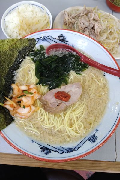 「醤油ラーメン+別皿もやし､半ライス」@ラーメンショップ 122号騎西店の写真