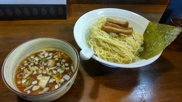「冷やし坂戸つけめん（限定）」@濃厚つけ麺 茜堂の写真