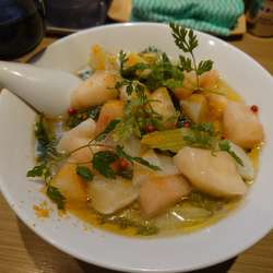 【限定】冷やしセロリ桃SOBA2500円＋池袋怪奇酒 他