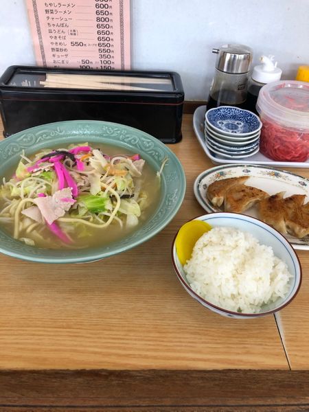 「ちゃんぽんセット　850円」@君の家食堂の写真