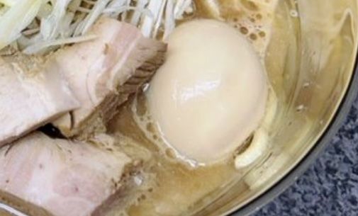 「らーめん 並 + 半熟味玉 + 香味ネギ」@らーめん 汁なし 兄貴んちの写真