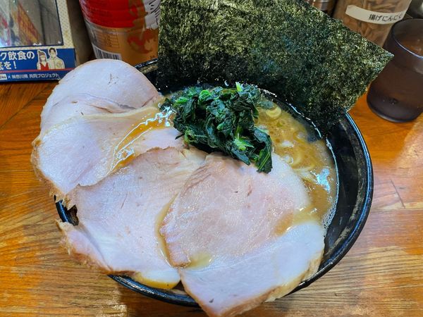 「チャーシュー麺　並　ライス小」@末廣家の写真