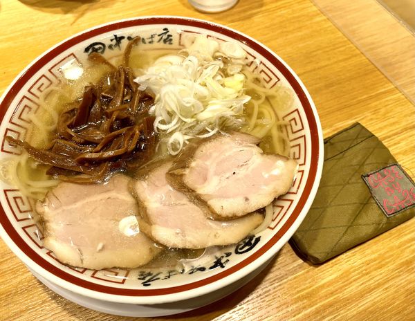 「冷やかけ中華そば」@中華そば専門 田中そば店 OTEMACHI ONEの写真