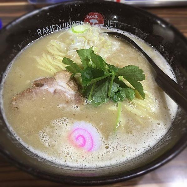 「鶏煮込みそば」@ラーメン人生 JET 福島本店の写真