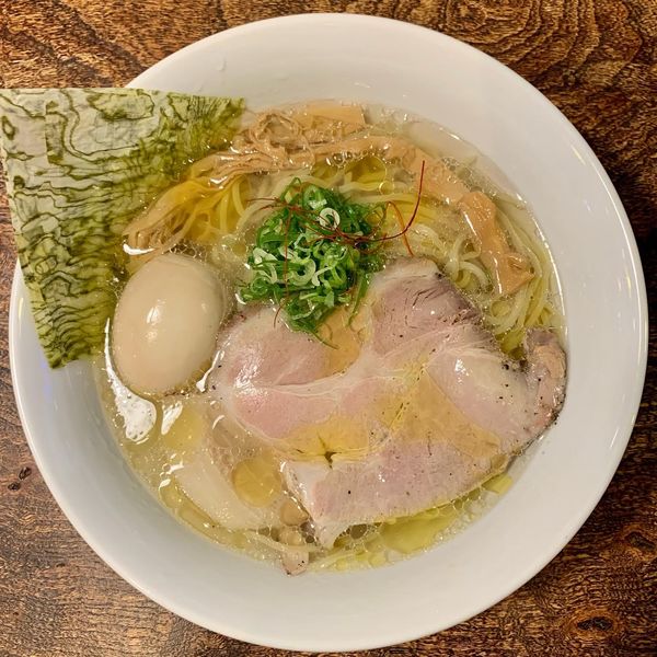 「味玉潮そば」@らーめん えの木の写真