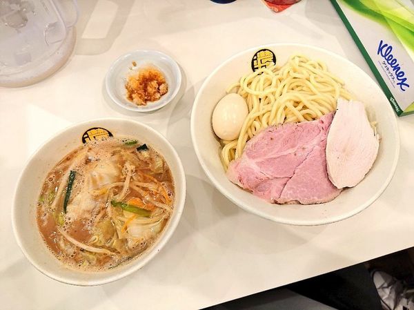 「濃菜つけ麺＋味玉、など」@濃菜麺 井の庄 荻窪店の写真
