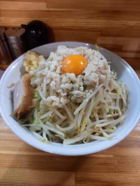 「まぜそば　塩　大盛り　￥900」@麺処 MAZERUの写真